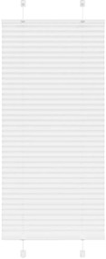 vidaXL Branco Plissada Cega 55x150 cm Largura Tecido 54,4 cm Poliéster