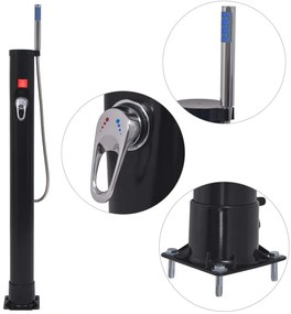 Chuveiro solar 8 L PVC aço