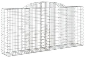 Cestos gabião arqueados 5pcs 300x50x140/160cm ferro galvanizado
