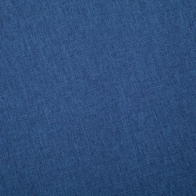 Sofá de 2 lugares em tecido azul
