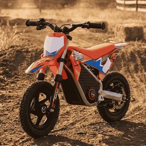 Mini moto elétrica para crianças Minicross electrica 250W 12/12"  Warrior MX-E250 Laranja