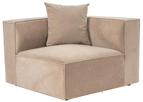 Sofá de 1 Lugar Sora – Cappuccino – 95x65x95 cm