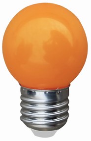 Lâmpada LED Decorativa G45 E27 Laranja