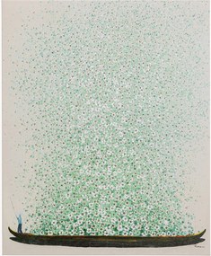 Impressão em tela pintada à mão Flower Boat