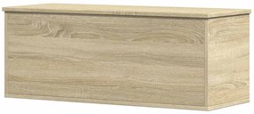 Caixa de arrumação 90x35x35 cm deriv. madeira carvalho sonoma