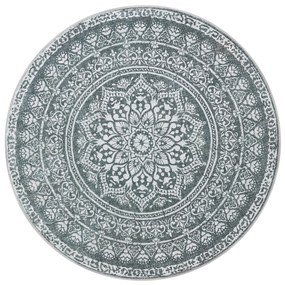 Tapete redondo boho para sala | SONGMICS HOME | 160 x 160 x 1 cm | TAR052G02.