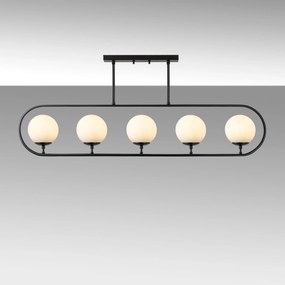 Chandelier Jewel – Preto e Branco – 122 x 15 cm