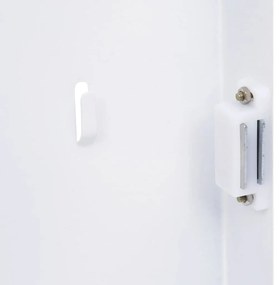 Chaveiro com quadro magnético 30x20x4 cm branco