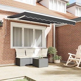 Tecido substituto para toldo para estrutura de 2.5x2 m antracite