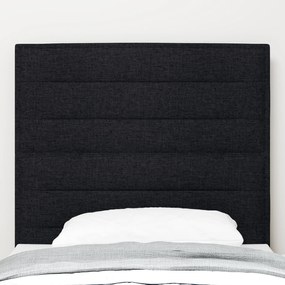 Cabeceira Design Linhas Preto 90 cm Tecido