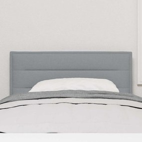 Cabeceira vidaXL Design Linhas Cinza Claro 80 cm em Tecido