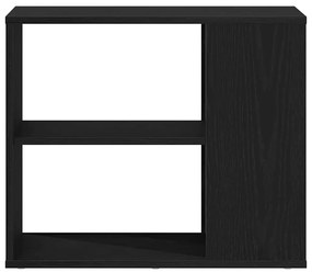 buffet vidaXL Carvalho Preto 60x30x50 cm Madeira engenheirada
