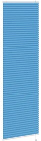 Plissado Cego Azul 60x200 cm Largura Tecido 59,4 cm Poliéster