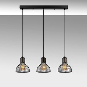 Candeeiro de Teto Vazo – Preto – 70 x 17 x 114 cm
