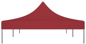 Teto para tenda de festas 6x3 m 270 g/m² bordô