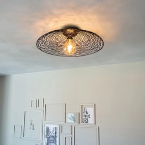 Candeeiro de teto oriental preto 60 cm - Glan