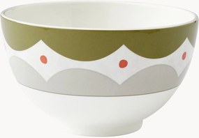 Taças em porcelana Geo Rice, conjunto de 4