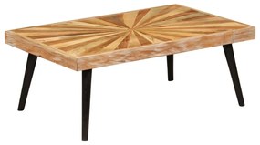 Mesa de centro madeira de mangueira maciça 90x55x36 cm