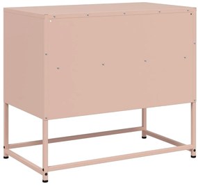 Móvel de TV 68x39x60,5 cm aço rosa