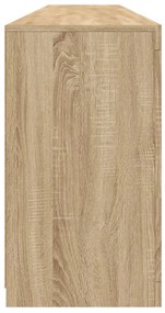 Aparador com luzes LED 202x37x67 cm carvalho sonoma