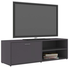 Móvel de TV 120x34x37 cm derivados de madeira cinzento