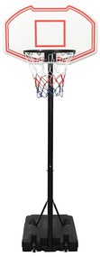 Tabela de basquetebol 237-307 cm polietileno branco