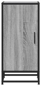 Aparador 35,5x35x76 cm deriv. de madeira/metal cinzento sonoma