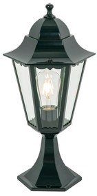Base de lanterna clássica para exterior verde escuro IP44 - Nova Orleans