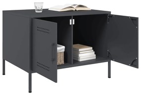 Mesa de centro 68x50x50,5 cm aço antracite