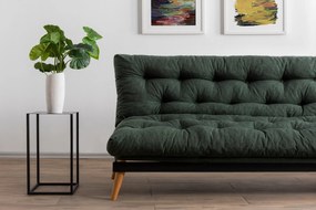Sofá-Cama de 3 Lugares Saki – Verde – 185x92x82 cm