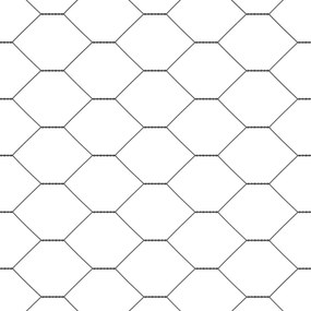 Postes de Cerca vidaXL 11 pcs U-Channel Cinza 60 cm Aço, Cerca Hexagon