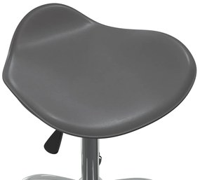 Cadeira de escritório couro artificial cinzento