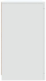 Aparador com luzes LED 202x37x67 cm branco