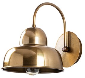 Candeeiro de Parede Berceste - Dourado - 20 x 27 cm