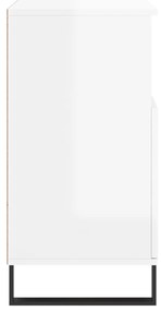 Aparadores 3 pcs derivados de madeira branco brilhante