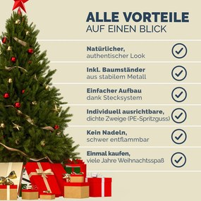 Árvore de Natal artificial Ø48 x 140 cm Verde
