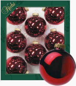 Bolas de Natal pintadas à mão Samira, conjunto de 8