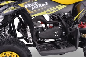 Moto 4 para crianças Gasolina 50cc ATV Motors Adventure Amarela