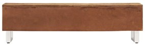 Suporte para TV madeira reciclada maciça 140x30x40 cm