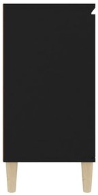 Aparador 101x35x70 cm derivados de madeira preto