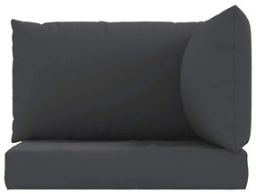 Almofadões para paletes 3 pcs tecido oxford preto