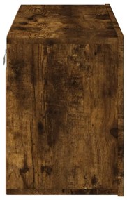 Móvel de parede para TV 80x30x41 cm carvalho fumado