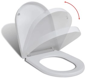 Tampo sanita fecho suave design remoção rápida quadrado branco