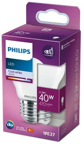 Lâmpada LED Philips 4,5 X 7,8 cm E27 F 470 Lm 4,3 W (4000 K)