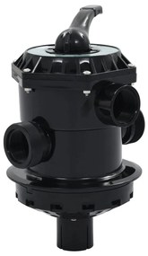 Válvula multiportas para filtro de areia ABS 38 mm 6-vias