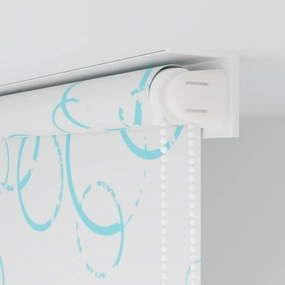 Estore de rolo para o duche 160x240 cm bolhas