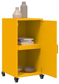 Aparador 36x39x72 cm aço amarelo mostarda