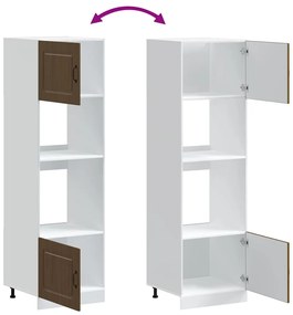 Armários forno 2 pcs Lucca derivados madeira carvalho castanho