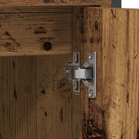 Conjunto de Móveis para Casa de Banho 2 Peças em Madeira Velha e Madei