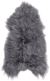 Pele de ovelha islandesa 70x110 cm cinzento